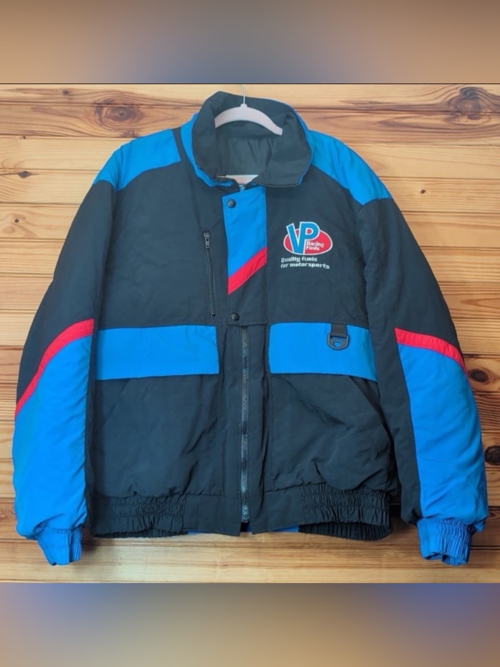 Race Wear designs Vintage VP racing fuels EXTRA LARGE XL jacket made in USA